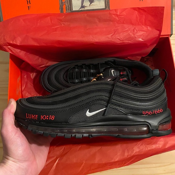 MSCHF x Lil Nas X Satan Shoes LE Size 11 - Picture 2 of 6